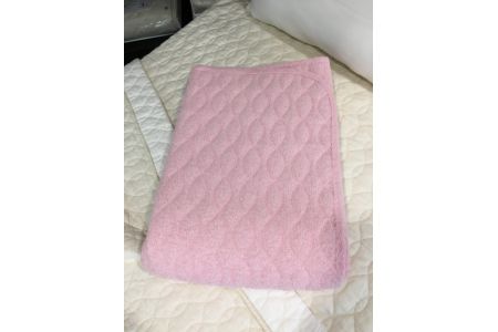 パイル綿100% スーパーパイル 敷パッド セミダブル ピンク [0249]