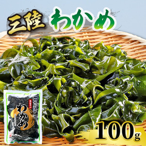 わかめ 100g 湯通し塩蔵わかめ