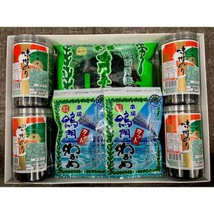 卓上のり 4本 鳴門 糸わかめ 53g 鳴門 カットわかめ 16g×4 計64g ギフト プレゼント 大野海苔 海苔 のり