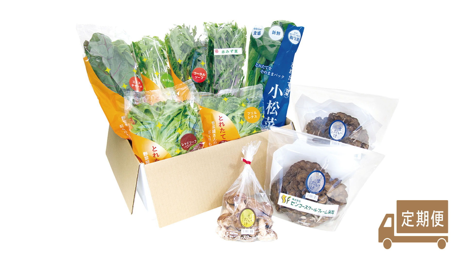 
            127K.ザ･プレミアム･きのこと採れたて野菜セット〔定期便〕
          