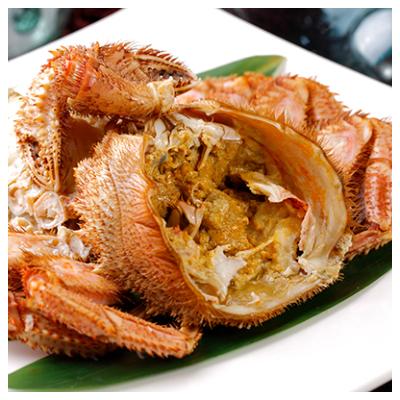 ふるさと納税 白老町 【浜ゆで】北海道産 冷凍ボイル毛ガニ (1尾300g〜340g前後) 2尾 |  | 02