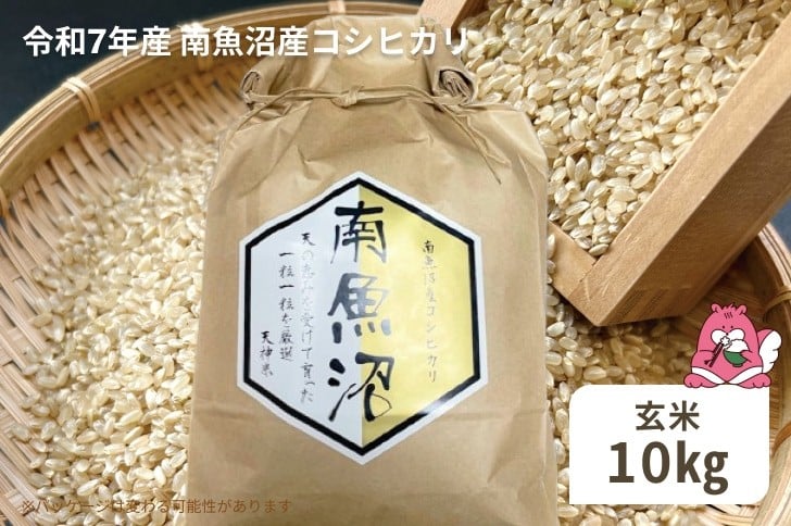 
            令和7年産 10kg〈玄米〉越後湯沢産 南魚沼産 コシヒカリ 豪雪を源とする水の恵み【湯沢産 コシヒカリ】
          