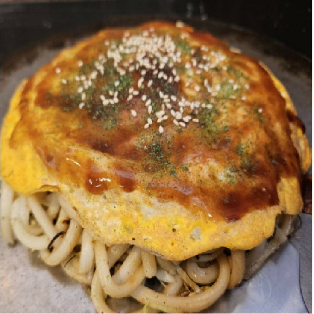 【ふるさと納税】広島のお好み焼き（うどん入り）1枚