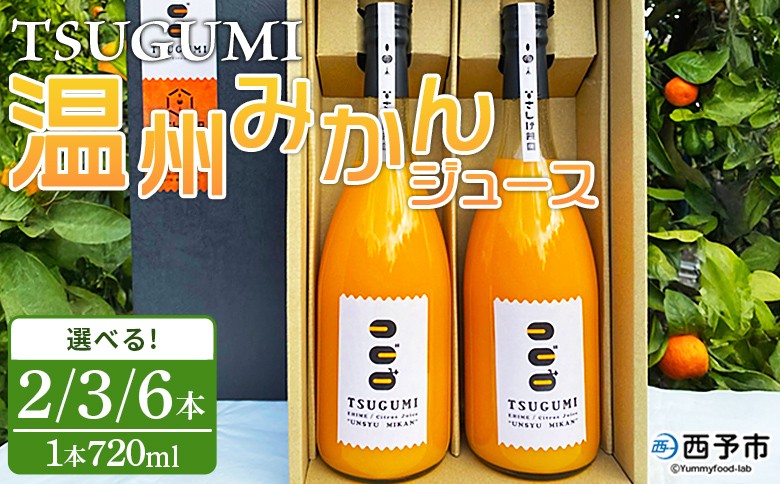 
                  ＜TSUGUMI 温州みかんジュース 720ml×2/3/6本＞『1か月以内に順次出荷予定』柑橘 みかん ミカン オレンジ 新鮮 ジュース ソフトドリンク 飲んで応援 のし対応可 お祝い 内祝い ギフト 贈答 贈り物 プレゼント 特産品 愛媛県 西予市【常温】
                