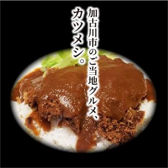 志方牛カツメシペア食事券(志方牛ロース・ご飯・味噌汁)【2401L08803】