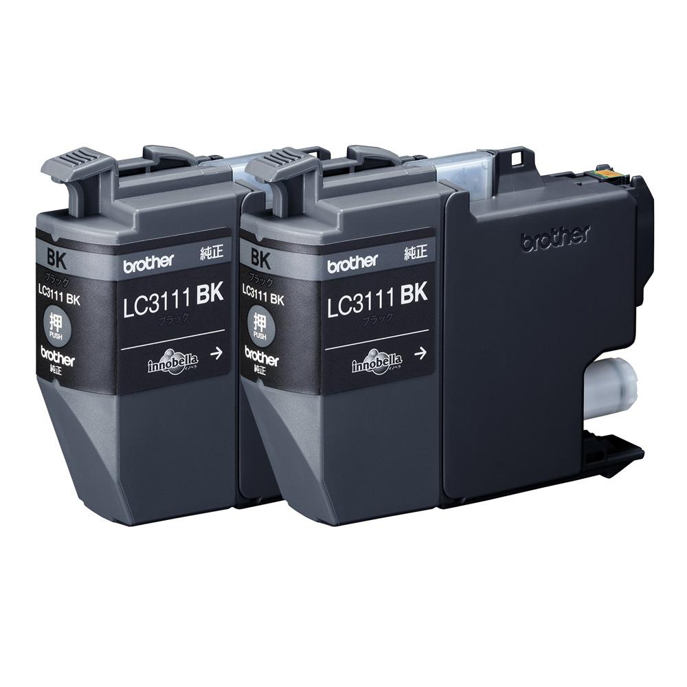 【ブラザー　純正インクカートリッジ】LC3111BK-2PK