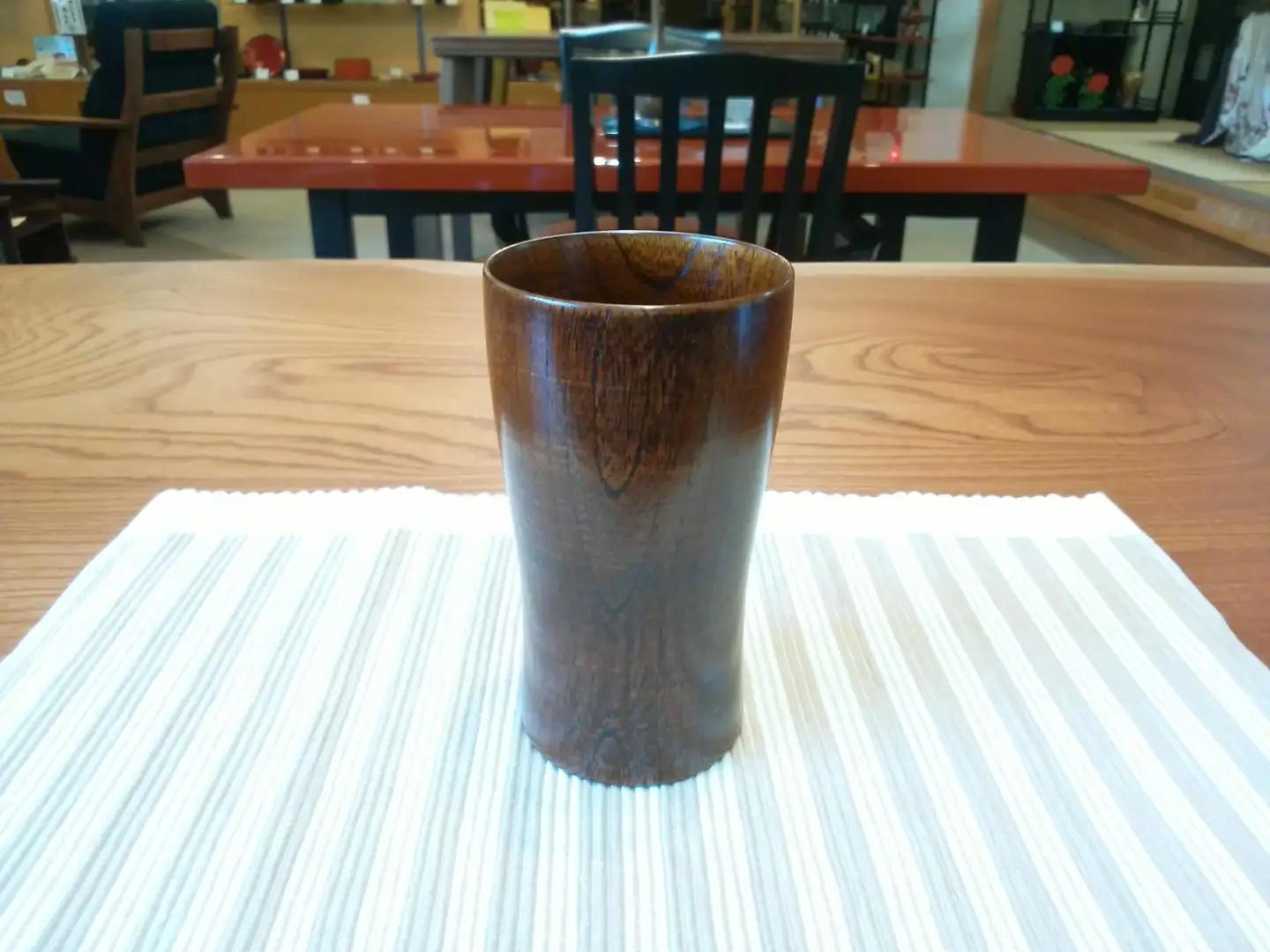≪木曽漆器≫ 缶ビール 丸ごとカップ スリ