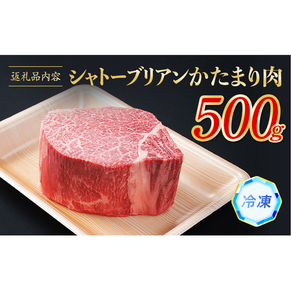 氷見牛 シャトーブリアン 500g | シャトーブリアン 牛肉 ステーキ 国産 黒毛和牛 氷見 サイコロステーキ 稀少 牛肉_イメージ4