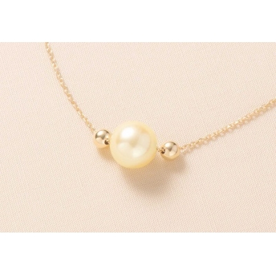 ＜明浜産真珠ペンダント・ファボリ(ゴールド)＞ 保証書付き 8.5〜9.0mm 純国産 高品質 パール あこや ネックレス アクセサリー レディース 女性 誕生日 記念日 成人祝い 佐藤真珠 愛媛県 西予市