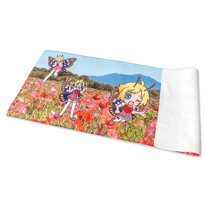 シモンちゃん フェイスタオル 昇華転写プリント 【 キャラクタータオル タオルグッズ 茨城タオル 下妻タオル 】
