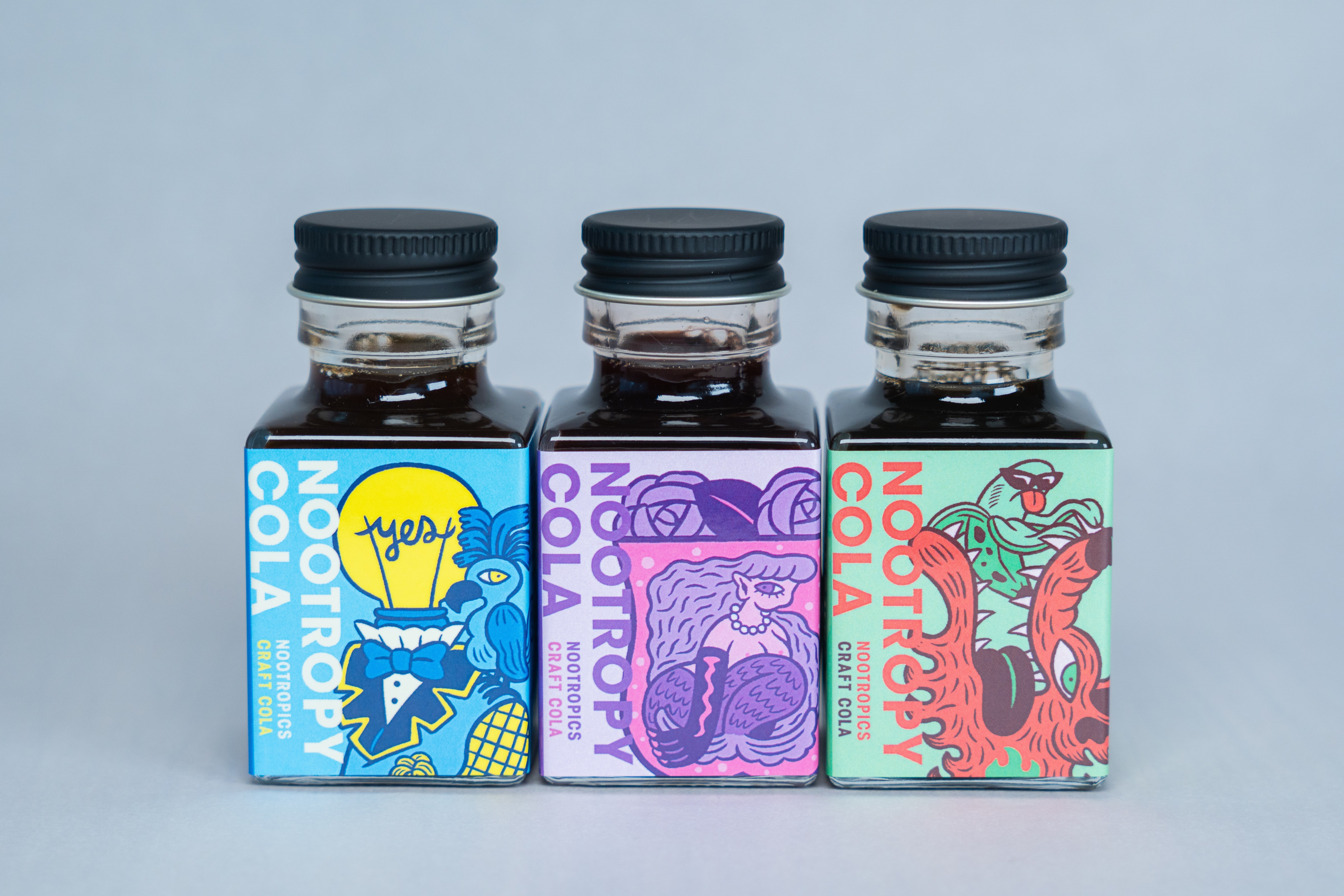 
            [20-60]ヌートロピーコーラ50ml×3本（クラフトセット）
          