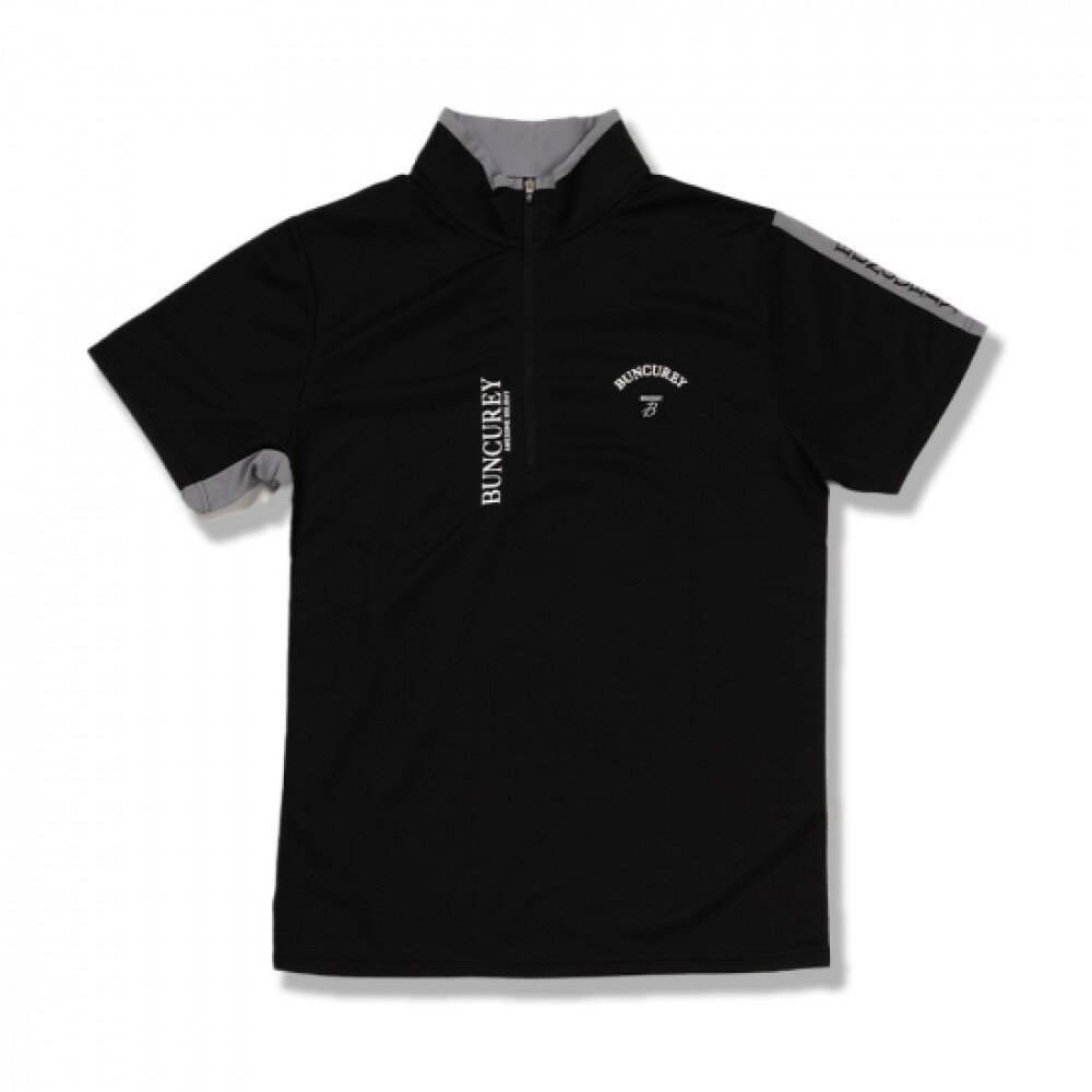 【ふるさと納税】BUNCUREY　ゴルフウェア　ジップアップ半袖モックネック（BM23SS-02-008）
