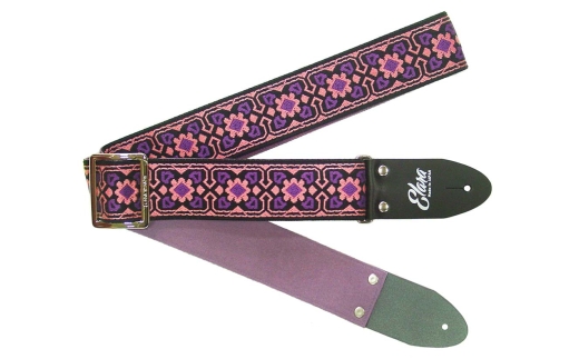 【ギターストラップ】 Elara Straps Tetra Heart Old Rose 郡上市 レザー 真鍮バックル ウルトラスエード プロ仕様 エレキ アコギ ベース Ksound 小林楽器店