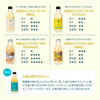 SKS051　土佐山ジンジャーエールマイルド12本セット ジンジャーエール マイルド 飲み物 セット お歳暮 御歳暮 ギフト ドリンク  大人 ジンジャー ジュース 炭酸飲料 美味しい おいしい 贈り