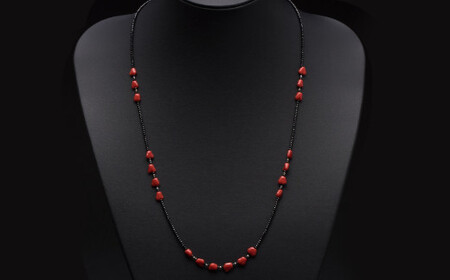 【 サンゴ 】 サンゴロングネックレス 赤珊瑚