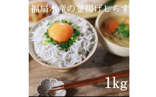 釜揚げしらす1kg【福扇水産】(A480-1)
