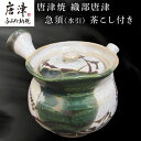 【ふるさと納税】唐津焼 織部唐津 急須(水引) 茶こし付き 茶器 きゅうす 日本茶 緑茶 ティーポット 食器 ギフト