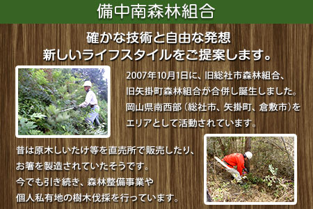 やかげの「原木乾燥しいたけ」 不揃い