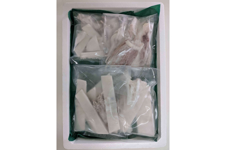 干し剣先いか（真いか）カット済み個包装（100ｇ～120ｇ×4袋） 【038_1966】