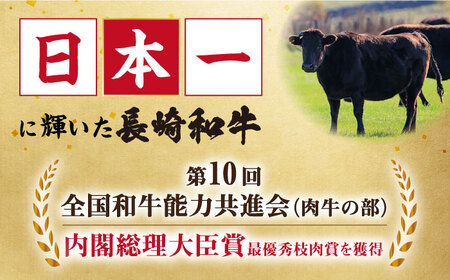 【6回定期便】 内閣総理大臣賞受賞！長崎和牛 切り落とし 400g 総計2.4kg 大村市 かとりストアー[ACAN070]