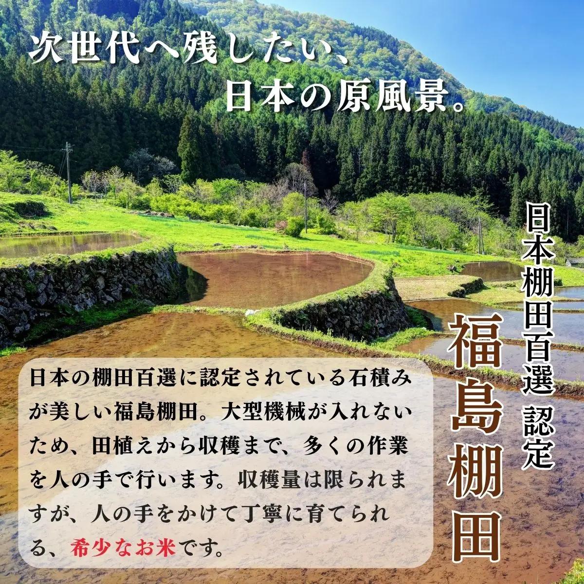 【新米予約】 棚田米 ゆうだい21  (5kg)  福島棚田 