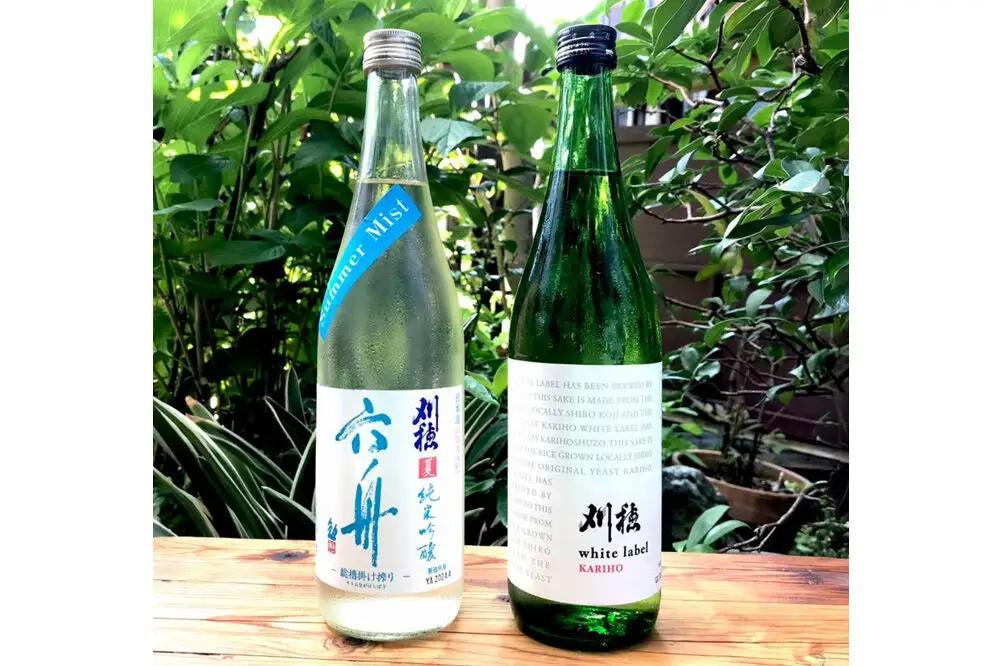 日本酒 飲み比べセット【夏限定】刈穂 純米吟醸 六舟サマーミスト／刈穂 純米酒 white label 各720ml×1本 秋田県 大仙市