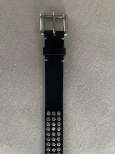 【革製品・職人手作り】30mmスタッズベルト（L112）