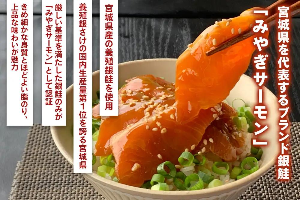 みやぎサーモン漬け丼セット [0417]