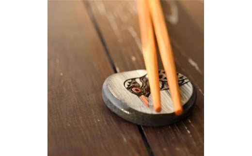 やちむん 焼物 ヤンバルクイナの食卓セット(はし置き3個セット)【1679917】