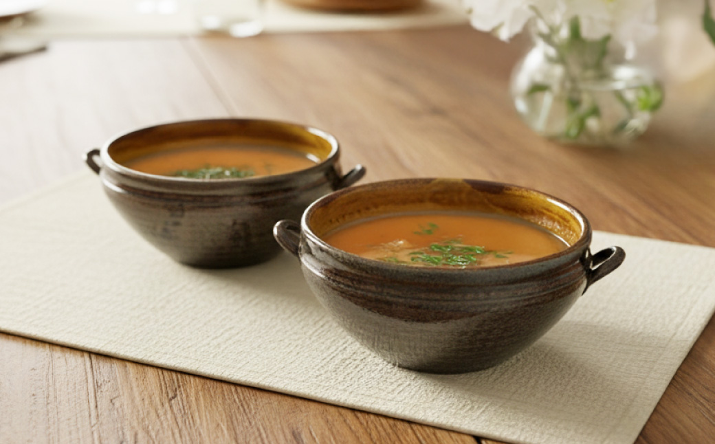 FP1 【マルワ窯】スープカップ2個セット