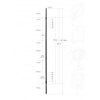 ふるさと納税 鎌倉市 【鎌倉天幕】DX300J UACJブラックアルマイト 日本製 タープポール KTM-TP01 |  | 03