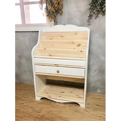 ふるさと納税 茅野市 メーベルヒナナ　木製　ブックシェルフ　絵本棚 ナチュラル