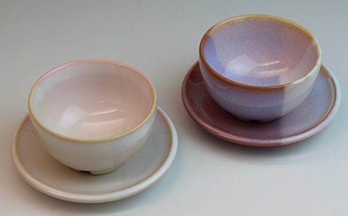 
            萩焼　Shikisai　まめ碗皿セット　｜HG000152
          