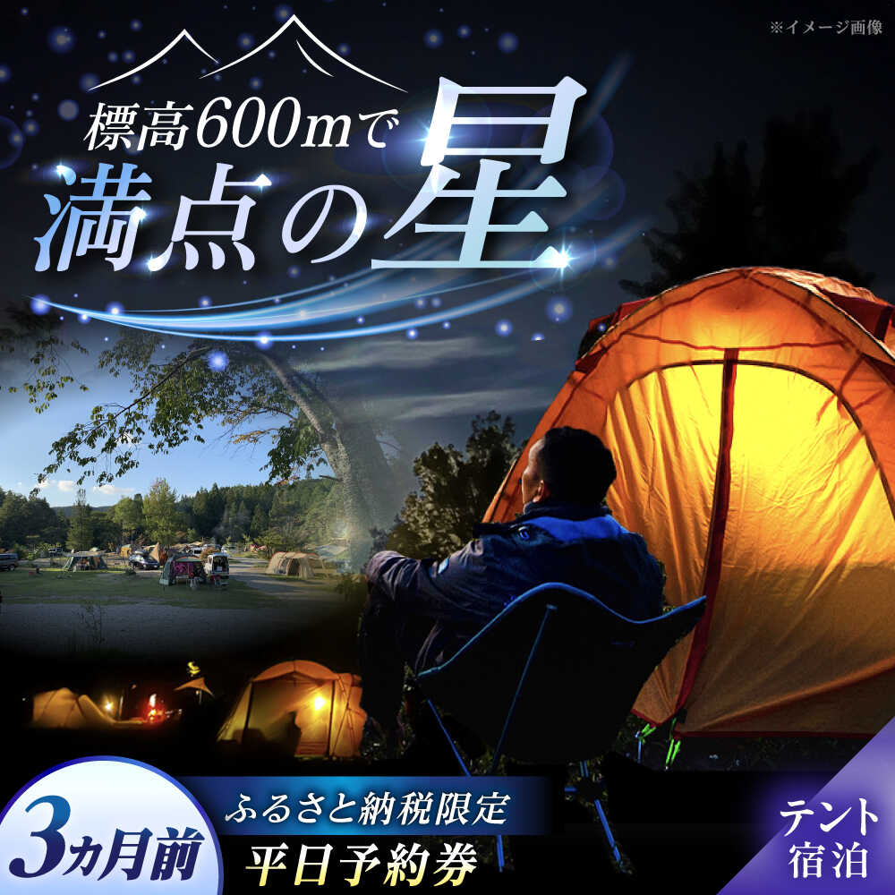 【ふるさと納税】飯地高原自然テント村 キャンプサイト「テント泊」 平日限定 3カ月前宿泊券 / キャンプ テント グランピング バーベキュー アウトドア 体験 プラン キャンプ場 カップル 家族リゾート レンタル 人気 旅行 /恵那市/飯地高原自然テント村[AUAG002]
