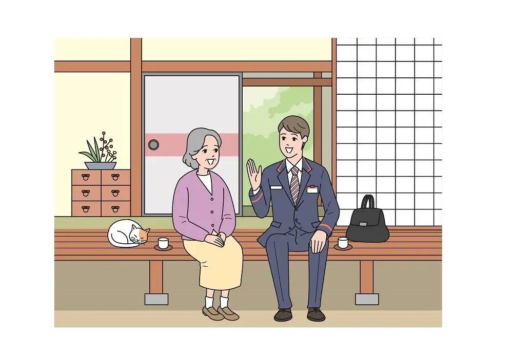 郵便局のみまもりサービス「みまもり訪問サービス」（6か月）