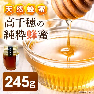 ふるさと納税 高千穂町 日本みつばち 高千穂の純粋蜂蜜 245g×1本