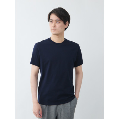 ネイビー Mサイズ メンズ 10Years 26ゲージ スムースコットン クルーネックTシャツ
