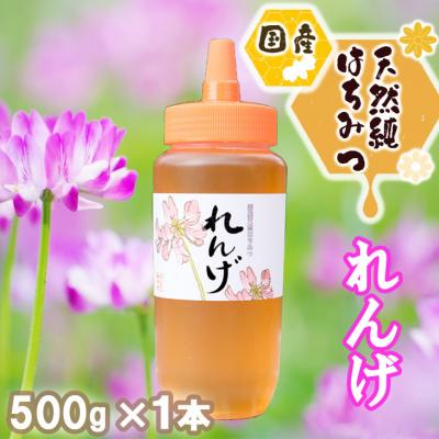ふるさと納税 小郡市 はちみつ 国産 天然 純はちみつ れんげ 500g[No5354-0338]