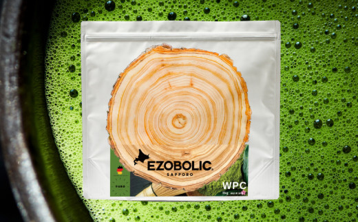 【宇治抹茶風味】 EZOBOLIC プロテイン 1kg 【 定期便 12回 】