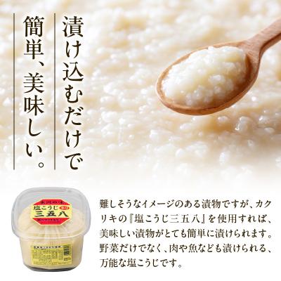 ふるさと納税 米沢市 塩こうじ ネリ 三五八 450g × 12個 計5.4kg さごはち 発酵調味料 漬け物 着け床 |  | 01