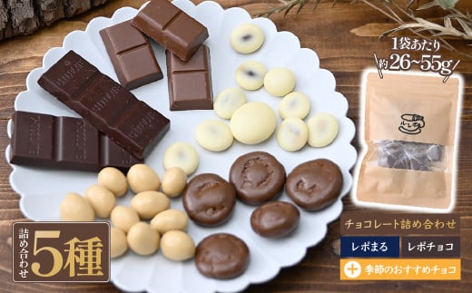 ル・レポ チョコレートの詰め合わせセット 5袋 | ル・レポ ルレポ チョコレートプレゼント ギフト おやつ 洋菓子 詰め合わせ ハイカカオ チョコ アソート 埼玉県 草加市