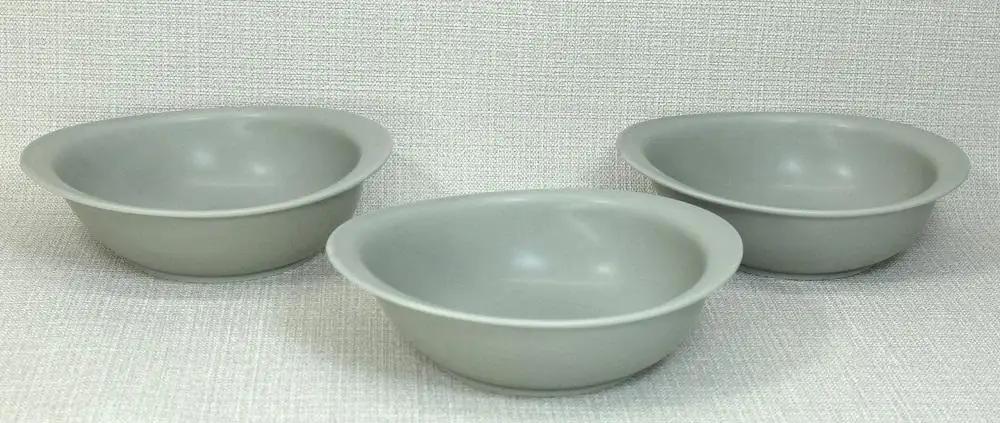 【波佐見焼】 15×12×4.5cm楕円オーブン鉢3個組GRS【西海陶器】3 37658｜波佐見焼 陶器