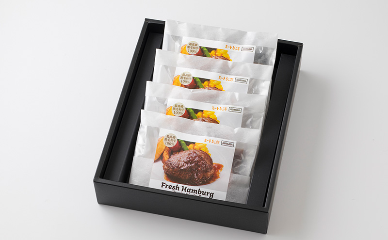【定期便】ミート矢澤 黒毛和牛100％フレッシュハンバーグ （6食セット×6ヶ月）肉汁 和風醤油 オリジナルソース 専門店 赤身肉 サーロイン シャトーブリアン 濃厚 上質 肉々しい ジューシー 大田