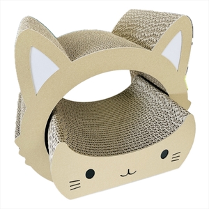 ねこの爪とぎ　みみCT＋かおCT セット　カラー；クラフト【 ペット用品 爪とぎ 神奈川県 小田原市  ペット ペット ペット ペット ペット】