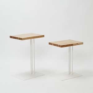 Rectangle side table （レクタングルサイドテーブル） ワークデスク H600 ホワイト_集成材  EB8-0642