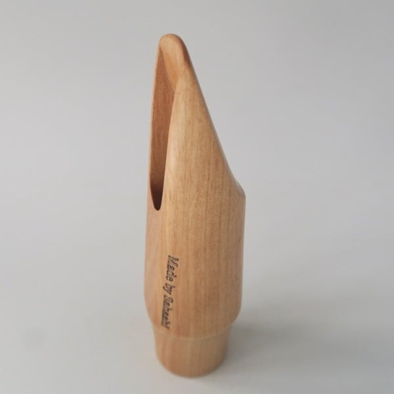 木製マウスピース（テナーサックス）　カバザクラ材（国産） 木製マウスピース テナーサックス カバザクラ材 国産 木製 木材 マウスピース テナー サックス ハード ソフト 音質表現可能 硬い素材 希少 木肌 なめらか 温か味 サウンド クラシック JAZZ 製品保証 愛知県 小牧市 送料無料