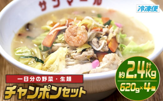 
チャンポンセット(計約2.4kg・620g×4個)ちゃんぽん 麺 スープ 野菜 具沢山 冷凍 国産 小分け おかず 惣菜 簡単調理【TG-3】【サンクスギビング】
