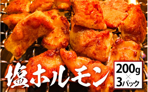 
[063-a001] ホルモン 焼肉屋「牛びより」自慢の味付き 塩ホルモン 200g × 3パック（計600g） 【冷凍 焼肉 豚ホルモン BBQ バーベキュー ホルモン炒め おかず おつまみ 肴 あて】
