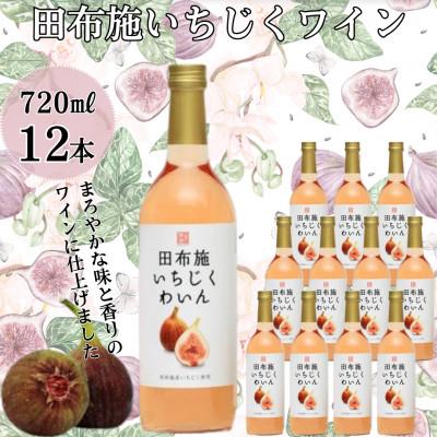 ふるさと納税 田布施町 【2024年産】いちじくわいん 12本