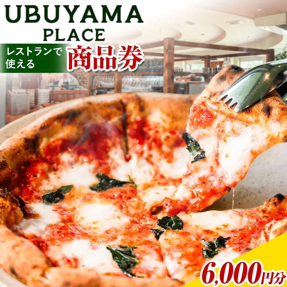 UBUYAMA PLACE レストラン 商品券 6000円 《30日以内に出荷予定(土日祝除く)》熊本県 産山村 チケット イタリアン ピザ 観光 プレゼント 贈り物 ギフト 金券 送料無料 産山 プレイス ランチ